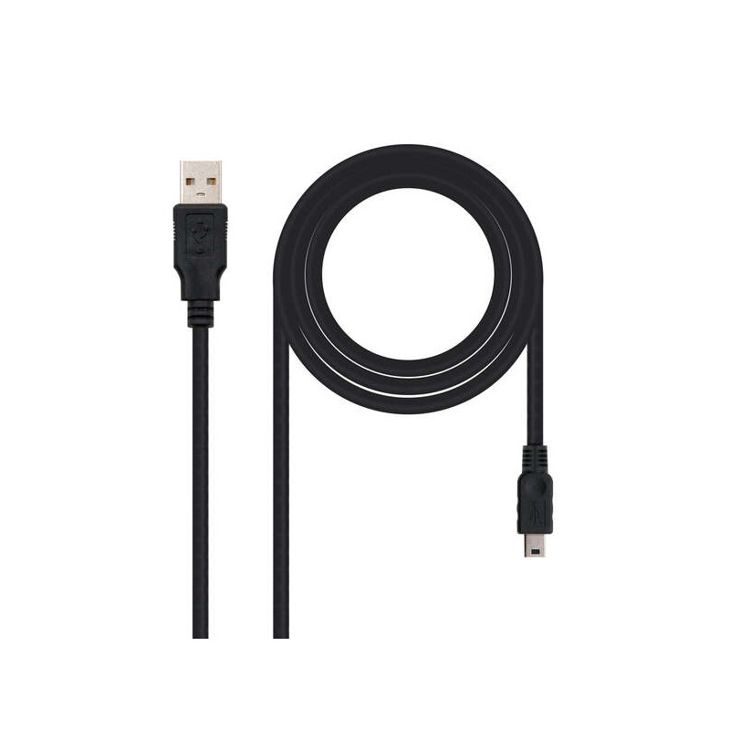 Nanocable Cable USB-A 2.0 Macho a Mini-USB Macho 1.8m