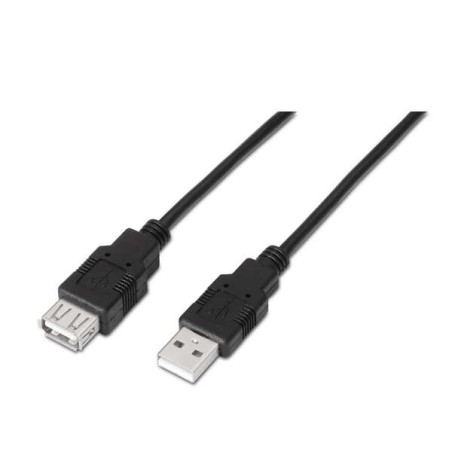 Aisens Cable Extension USB 2.0 Negro