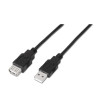Aisens Cable Extension USB 2.0 Negro
