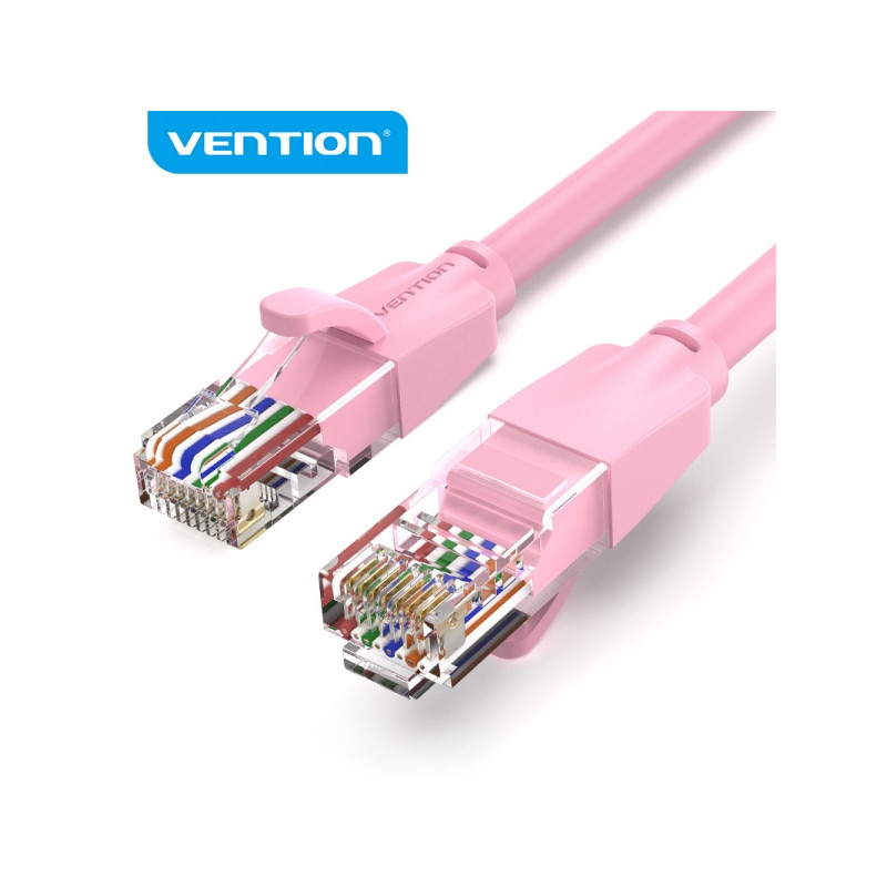 Vention Cable de Red RJ45 UTP Cat.6 Rosa