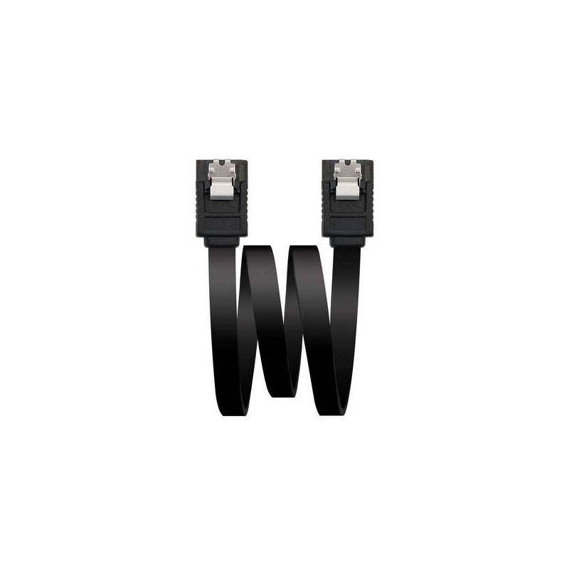 Nanocable Cable Datos SATA III 6Gbps con Anclajes 0.50m