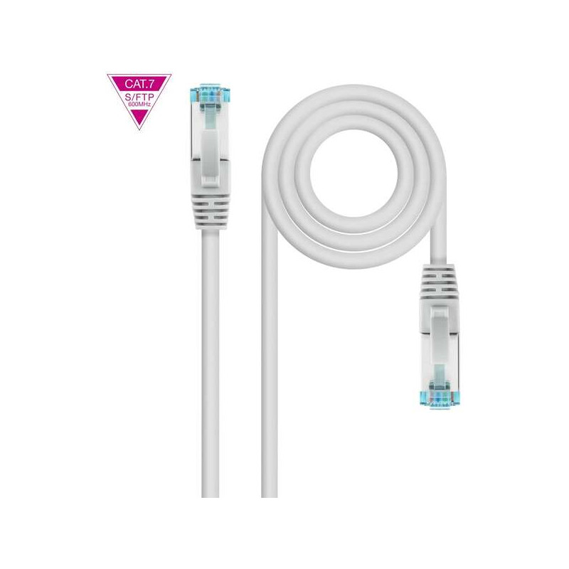Nanocable Cable de Red Latiguillo Cat.7 600Mhz LSZH SFTP PIMF AWG26 0.30m