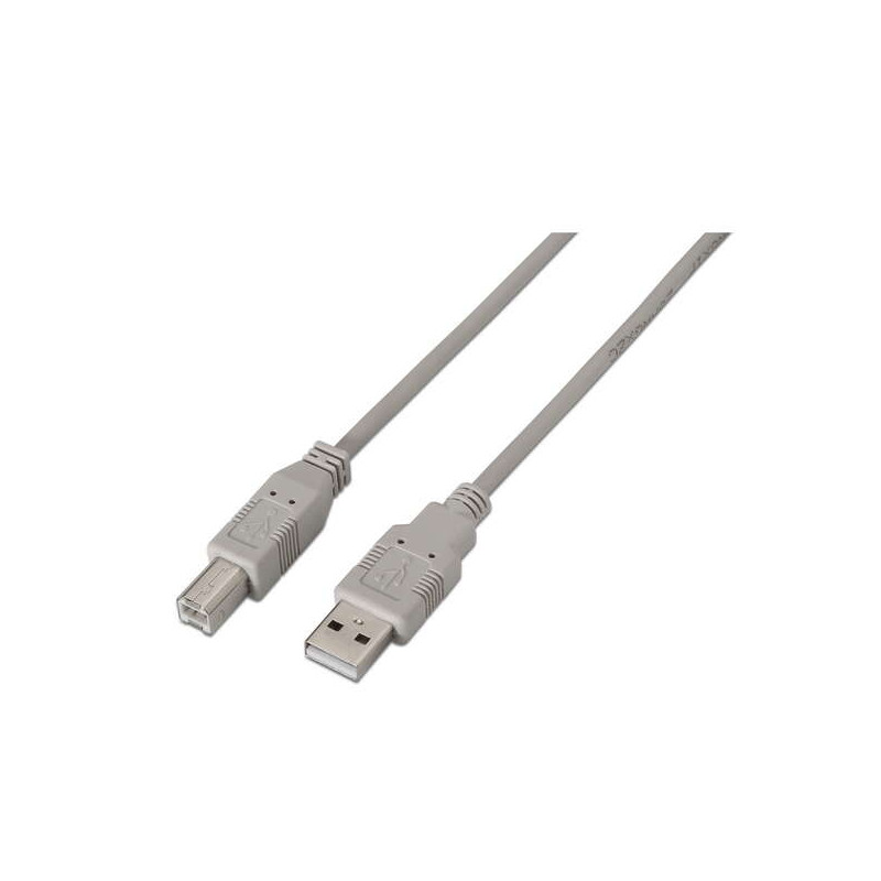 Aisens Cable USB 2.0 Impresora Beige 0004