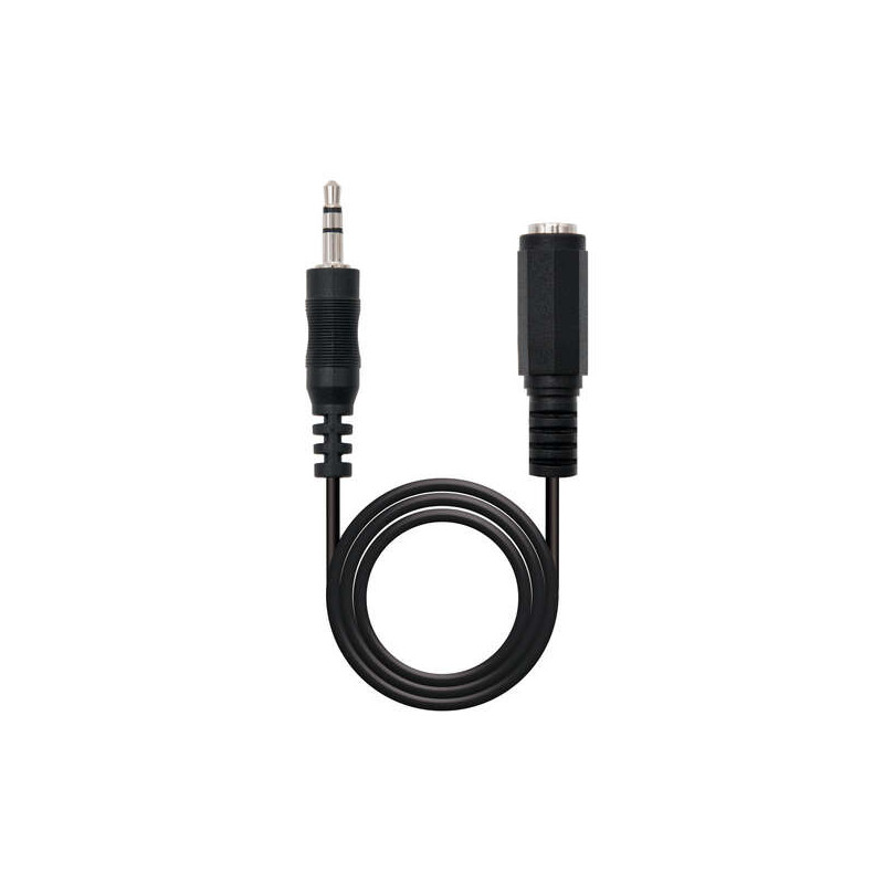 Nanocable Cable Audio Estereo Jack 3.5mm Macho a Jack 3.5mm Hembra 3m