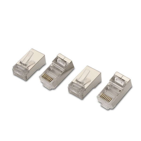 Aisens Pack de 10 Conectores RJ45 8 Hilos FTP Cat.6 AWG24