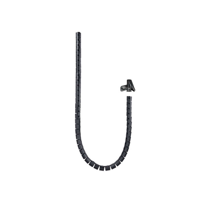 Nanocable Organizador de Cables Flexible 25mm BK