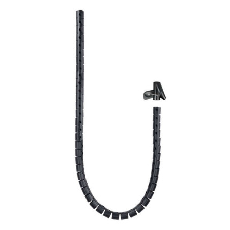 Nanocable Organizador de Cables Flexible 25mm BK