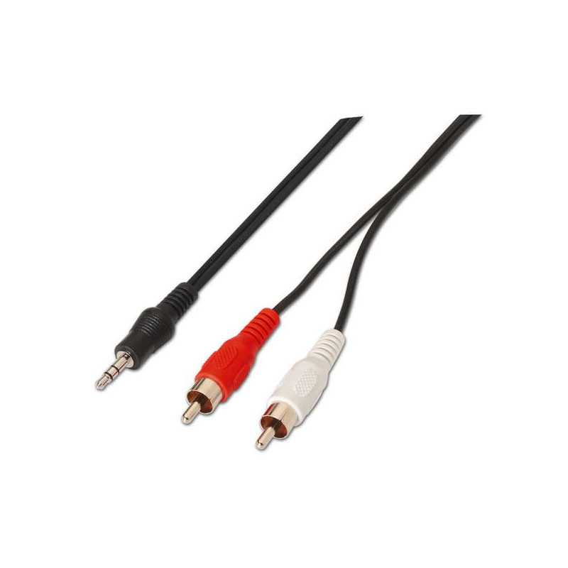 Aisens Cable Audio Estereo Negro 0148