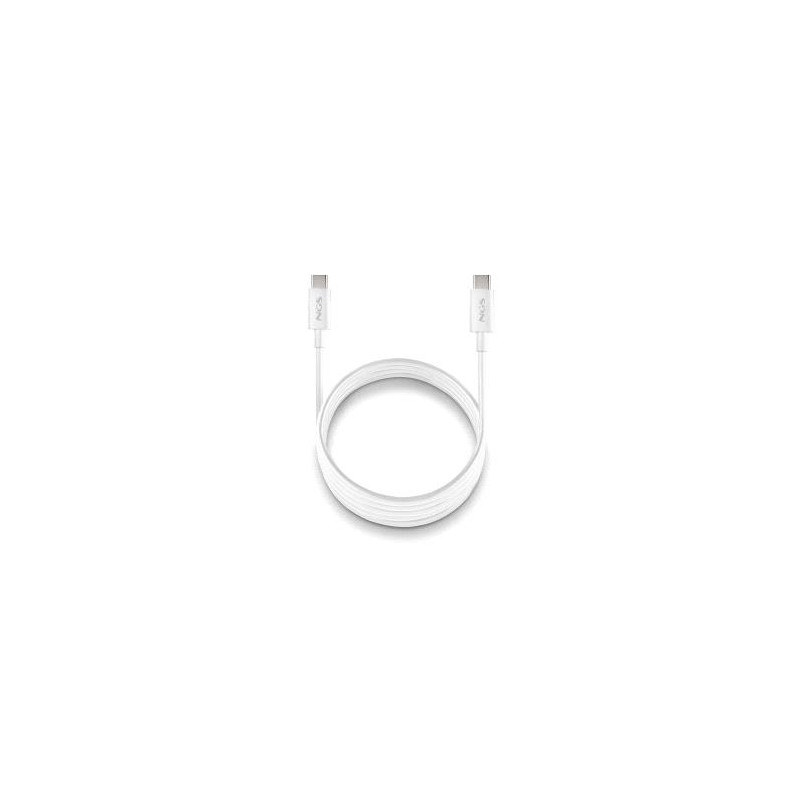 NGS ZYRO 60W-1 Cable USB-C a USB-C Blanco