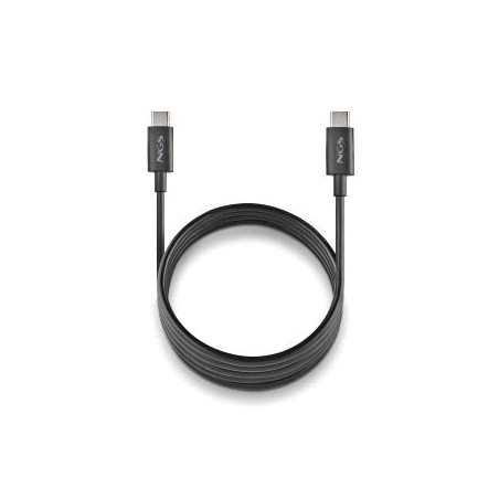 NGS ZYRO 60W-1 Cable USB-C a USB-C Negro