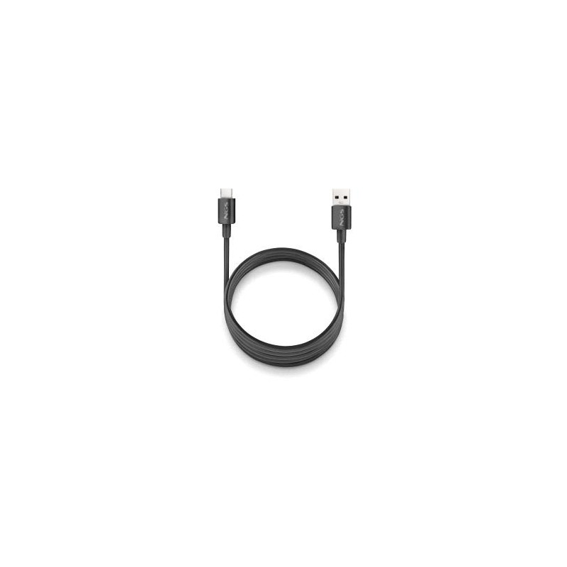 NGS ZYRO-AC Cable USB-C a USB-A Negro