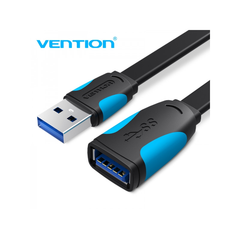 Vention Cable Alargador plano USB 3.0 Macho a USB Hembra