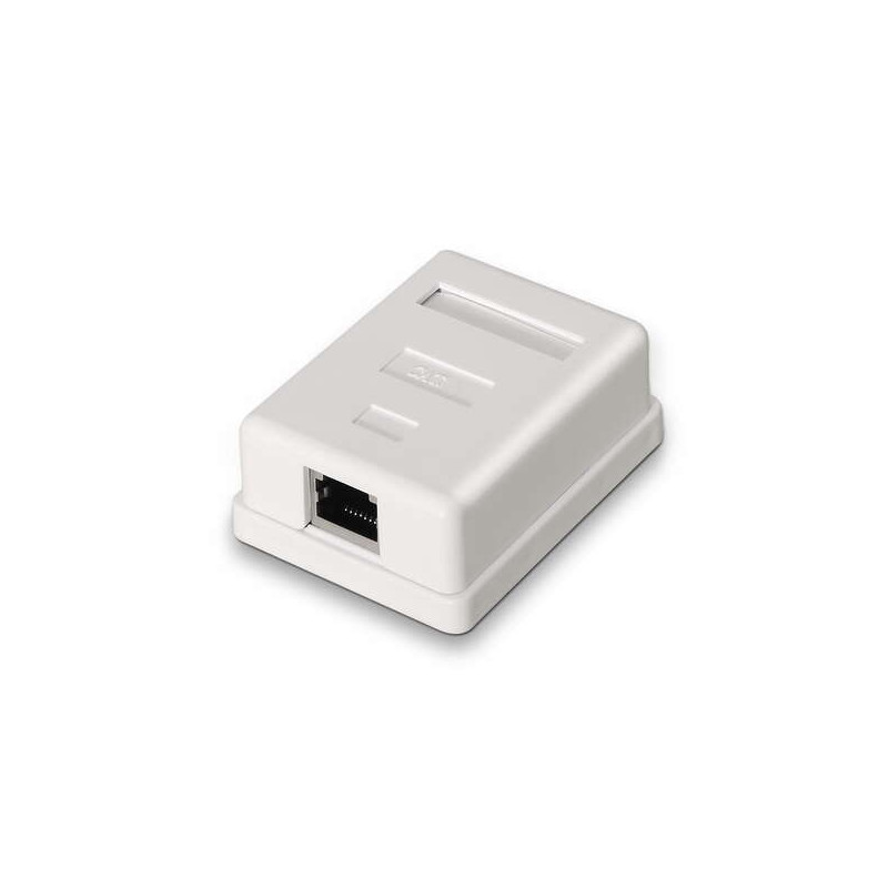 Aisens Roseta de Superficie RJ45 Cat.6 FTP 1 Toma