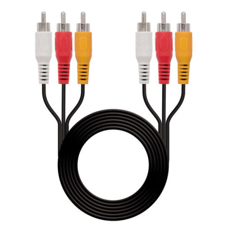 Nanocable Cable Audio Video 3x RCA Macho a 3x RCA Macho 1.80m