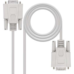 Nanocable Cable Serie RS232 DB9 Macho a DB9 Hembra 1.80m