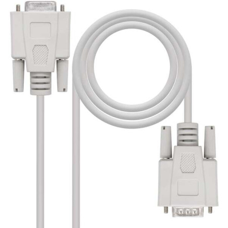 Nanocable Cable Serie RS232 DB9 Macho a DB9 Hembra 1.80m
