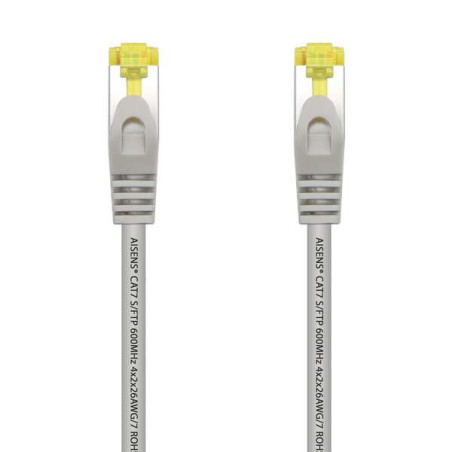 Aisens Cable de Red Latiguillo RJ45 LSZH Cat.7 600 Mhz S/FTP PIMF AWG26 0335