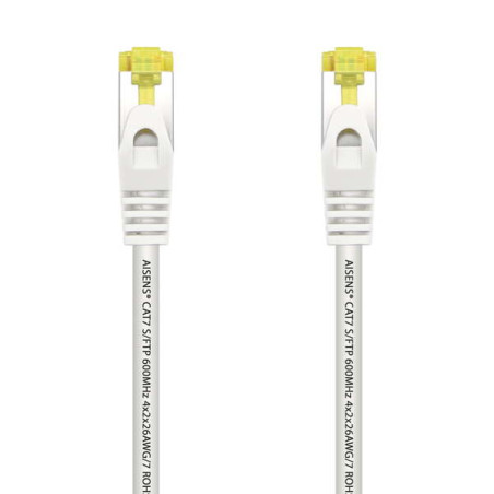 Aisens Cable de Red Latiguillo RJ45 LSZH Cat.7 600 MHz S/FTP PIMF AWG26 0491