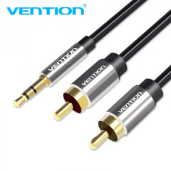 Vention Cable Estereo Jack 3.5 Macho a 2x RCA Macho