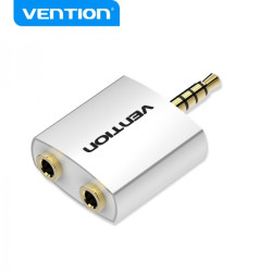Vention Adaptador Audio Jack 3.5 Macho a 2x Jack 3.5 Hembra