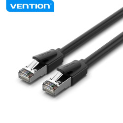 Vention Cable Ethernet Cat8 Negro