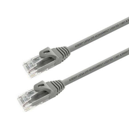Aisens Cable de Red Latiguillo RJ45 LSZH Cat.6A 500 MHZ UTP AWG24 0328