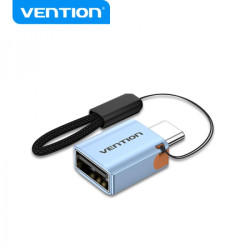 Vention Adaptador USB3.1 Tipo-C Macho a USB Hembra OTG con Lanyard