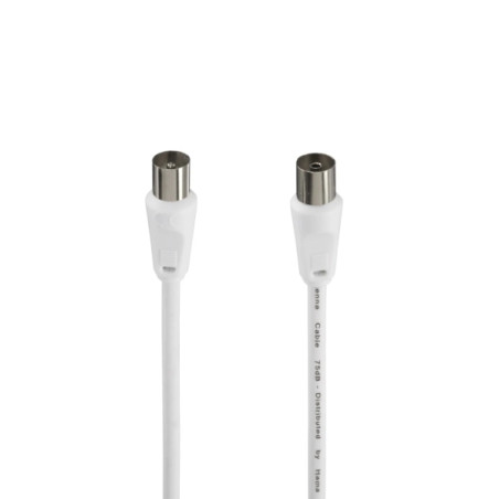 Hama Entry Cable Coaxial de Antena Macho/Hembra