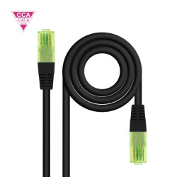 Nanocable Cable Red Latiguillo Cat.6 UTP AWG26 CCA BK