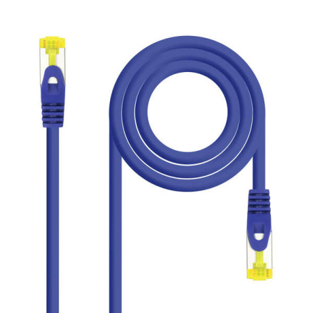 Nanocable Cable de Red Latiguillo RJ45 LSZH Cat.6a SFTP AWG26 0.50m BL
