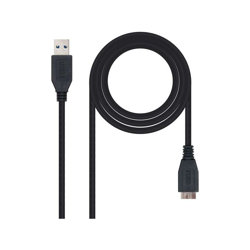 Nanocable Cable USB-A 3.0 Macho a Micro-USB 3.0 Macho 2m