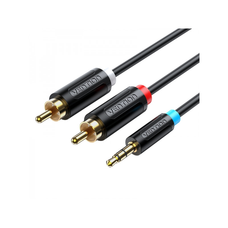 Vention Cable Estereo Jack 3.5 Macho a 2x RCA Macho