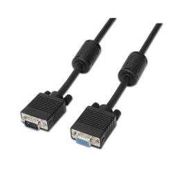 Aisens Cable SVGA con Ferrita Negro 0078