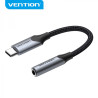 Vention Conversor USB Tipo-C Macho a Jack 3.5 Hembra