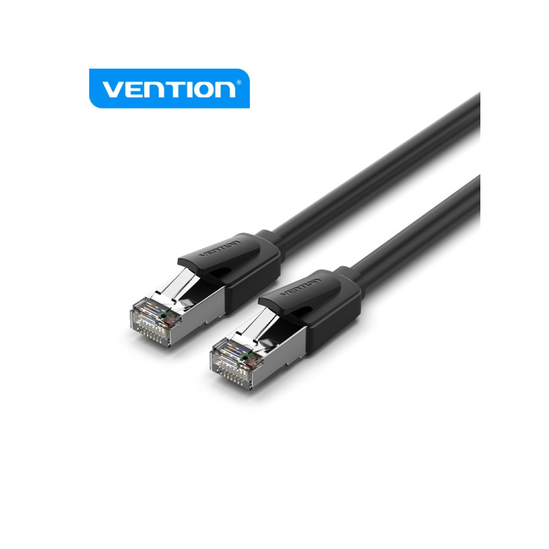 Vention Cable Ethernet Cat8 Negro