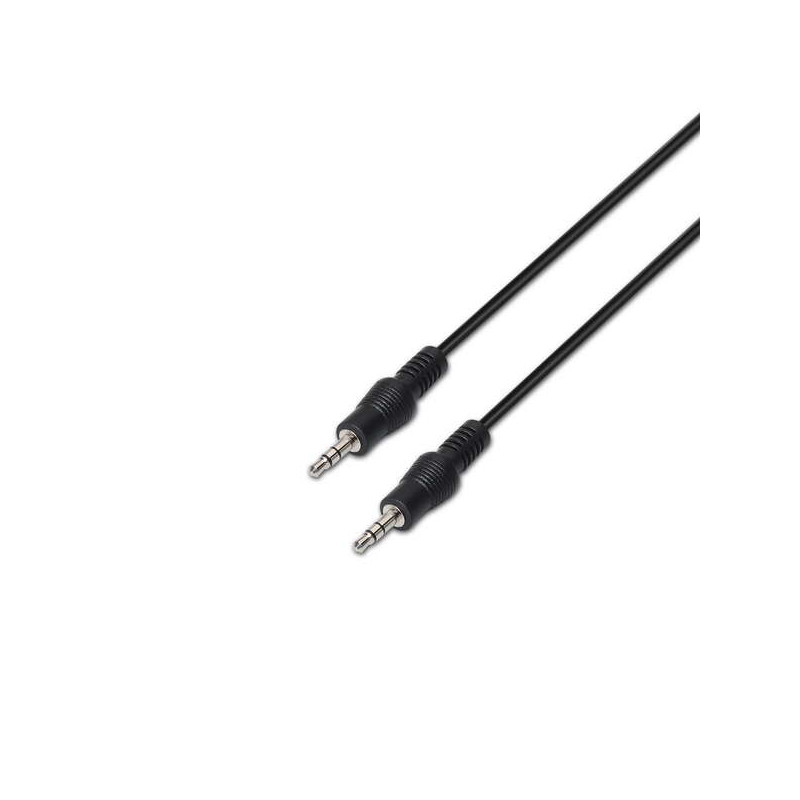 Aisens Cable Audio Estereo Negro 0144