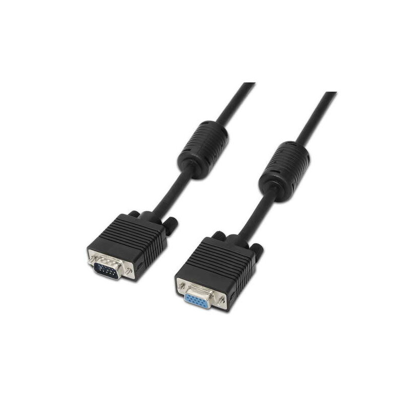 Aisens Cable SVGA con Ferrita Negro 0079