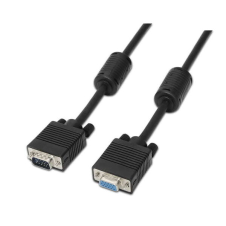 Aisens Cable SVGA con Ferrita Negro 0079
