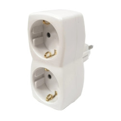 Hama Regleta de Pared con 2 Tomas Schuko