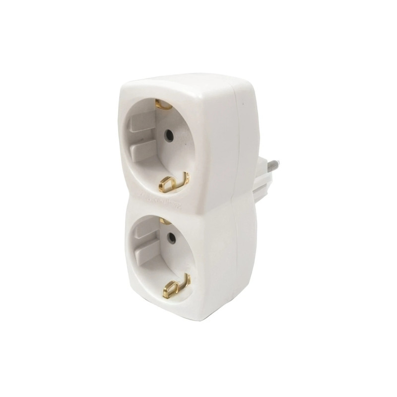 Hama Regleta de Pared con 2 Tomas Schuko