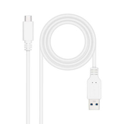 Nanocable Cable USB 3.1 Gen2 10Gbps 3A USB-C/M-A/M