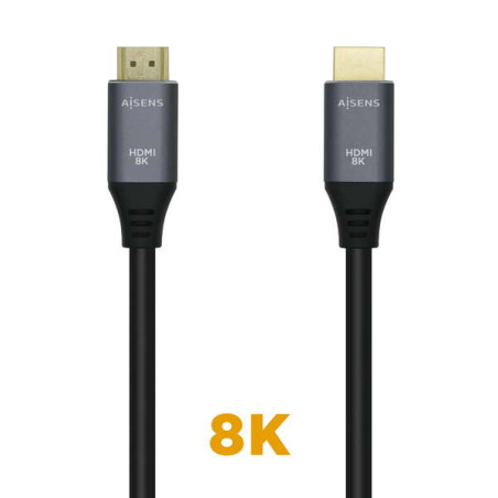 Aisens Cable HDMI V2.1 Ultra Alta Velocidad 8K@60Hz 48Gbps