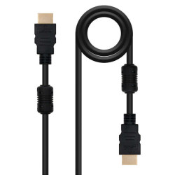 Nanocable Cable HDMI v1.4 con Ferrita Macho a HDMI v1.4 con Ferrita Macho 3m