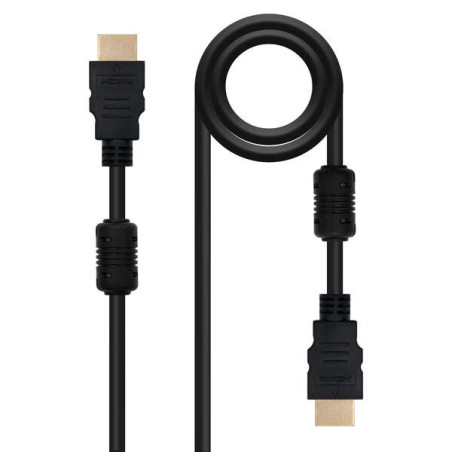Nanocable Cable HDMI v1.4 con Ferrita Macho a HDMI v1.4 con Ferrita Macho 3m