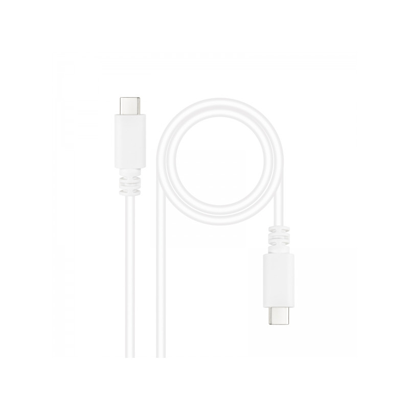 Nanocable Cable USB 2.0 3A Blanco