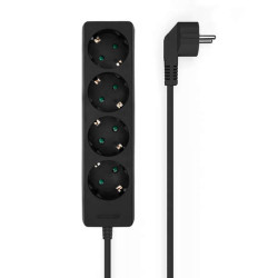 Aisens Regleta Multiple de 4 Tomas sin Interruptor con Cable 3×1.5mm2