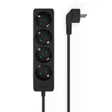 Aisens Regleta Multiple de 4 Tomas sin Interruptor con Cable 3×1.5mm2