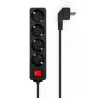 Aisens Regleta de 4 Tomas Schuko con Cable de 1.4m 0650