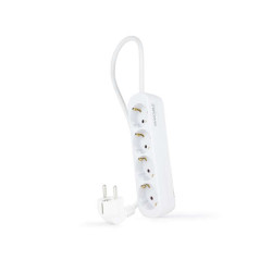Nanocable Regleta 4 Tomas Blanco