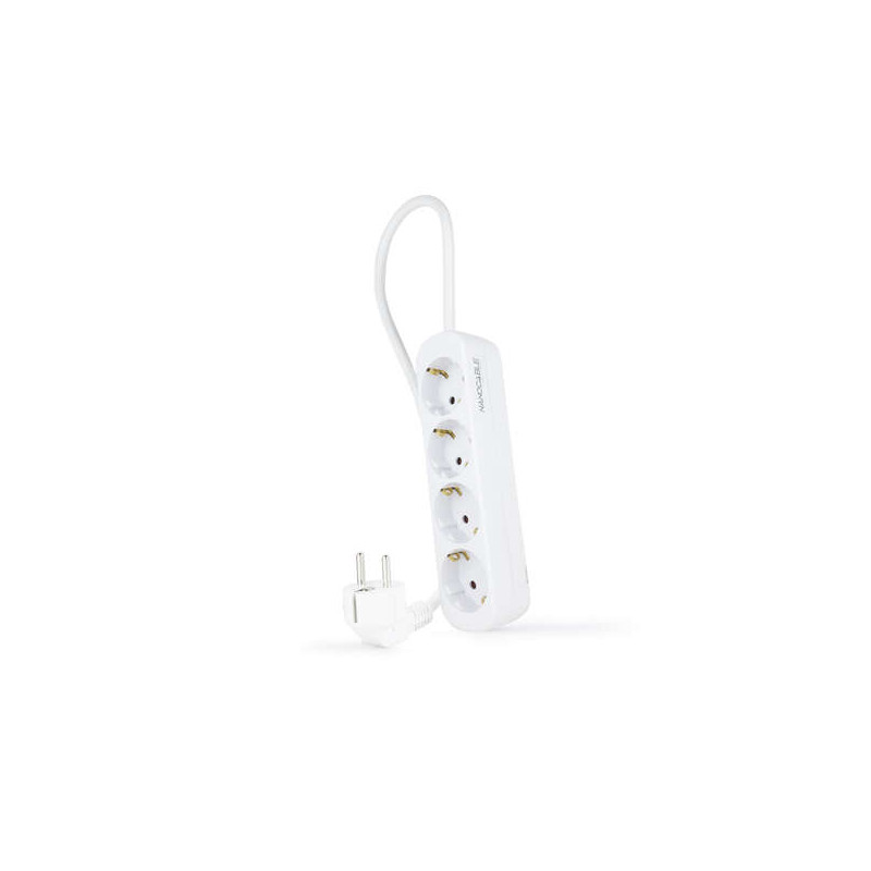 Nanocable Regleta 4 Tomas Blanco